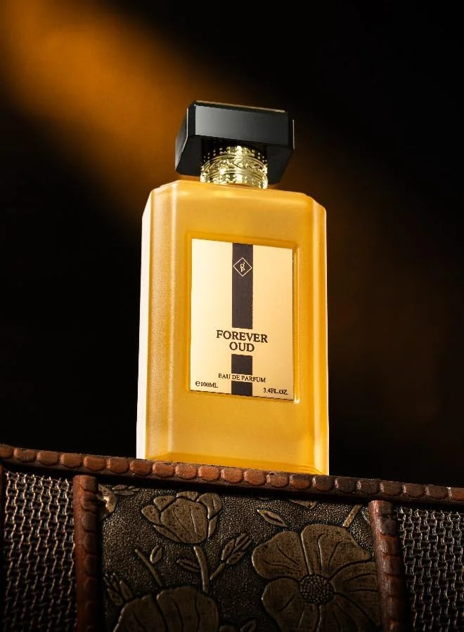 ادو پرفیوم Forever Oud، ۱۰۰ میلی لیتر، عطر لوکس با تزئینات طلایی، جعبه هدیه شیک
