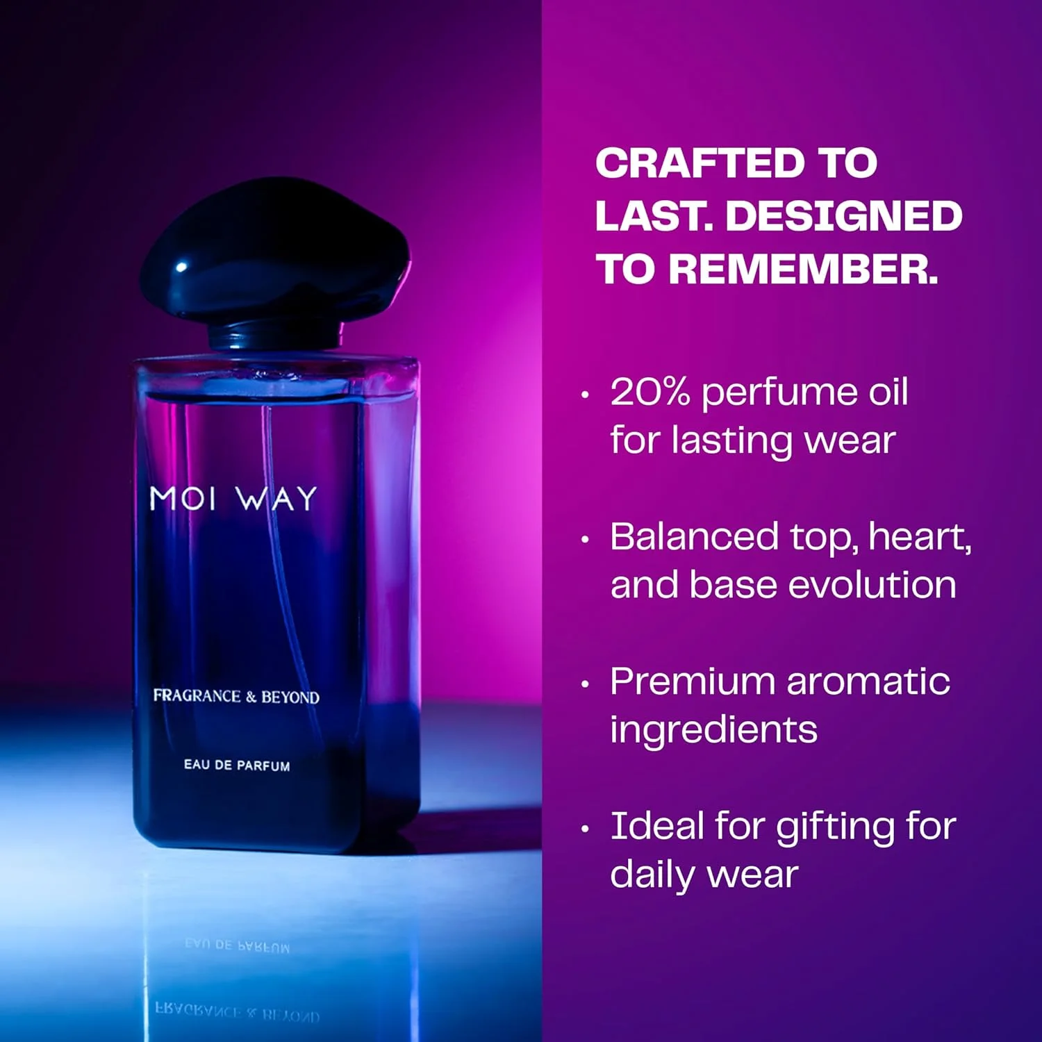 عطر زنانه Fragrance & Beyond مدل Moi Way Eau de Parfum حجم 100 میلی لیتر - عطر فرانسوی وارداتی با رایحه یاس، وانیل و مشک سفید | رایحه ماندگار | بهترین هدیه برای زنان عطر زنانه Fragrance & Beyond مدل Moi Way Eau de Parfum حجم 100 میلی لیتر - عطر فرانسوی وارداتی با رایحه یاس، وانیل و مشک سفید | رایحه ماندگار | بهترین هدیه برای زنان
