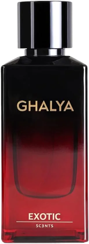 ادو پرفیوم رایحه های اگزوتیک GHALYA - 80 میلی لیتر | عطر گلی چوبی برای مردان و زنان، ماندگاری طولانی