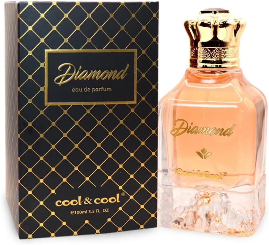 ادکلن کول اند کول دایموند 100 میلی لیتر - رایحه چرمی معطر با اسطوخودوس، جوز هندی، عود و نعناع هندی، رایحه لوکس و ماندگار унисекс
