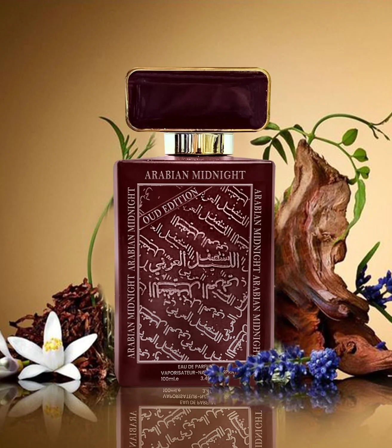 ادکلن عربین میدنایت عود بی برگ ۱۰۰ میلی لیتر | ادو پرفیوم مردانه و زنانه | عطرهای عربی ماندگار | عطرهای لوکس مردانه و زنانه | بهترین عطر عود مردانه | عطر | عطور