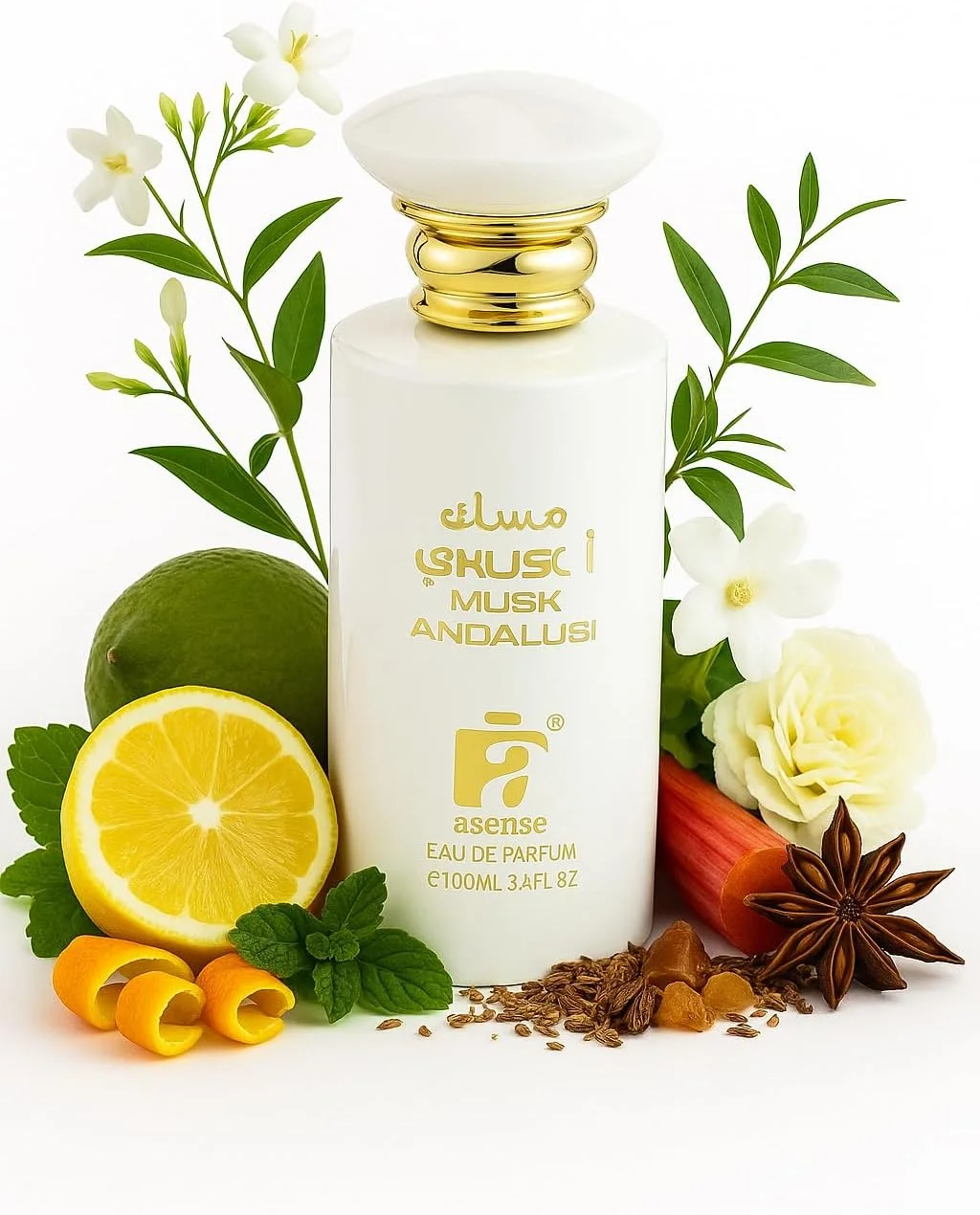 عطر унисекс Asense Musk Andalusi حجم ۱۰۰ میلی لیتر