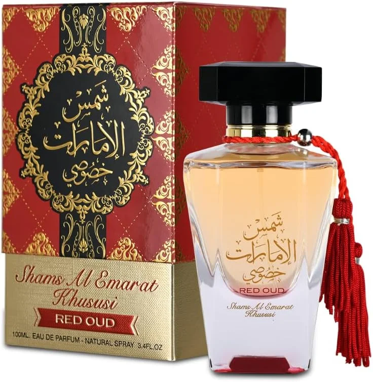 عطر ادو پرفیوم унисекс عود قرمز خصوصی شمس الامارات از ارض الزعفران 100 میلی لیتر عطر ادو پرفیوم унисекс عود قرمز خصوصی شمس الامارات از ارض الزعفران 100 میلی لیتر