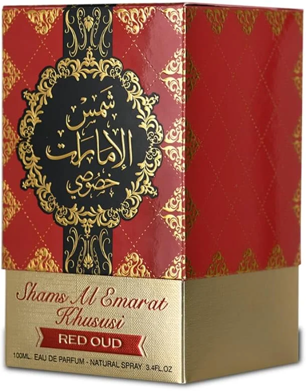 عطر ادو پرفیوم унисекс عود قرمز خصوصی شمس الامارات از ارض الزعفران 100 میلی لیتر عطر ادو پرفیوم унисекс عود قرمز خصوصی شمس الامارات از ارض الزعفران 100 میلی لیتر