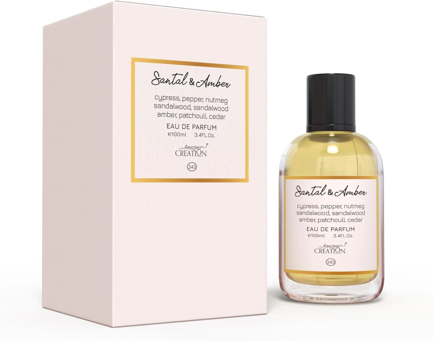 ادکلن آمیزینگ کریشن Santal&Amber EDP унисекс ۱۰۰ میلی لیتر