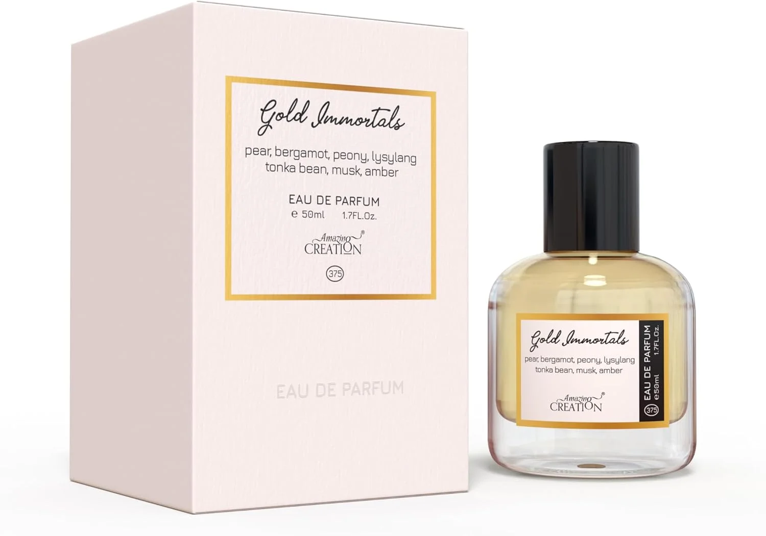 ادکلن ایمورتالز گلد Amazing Creation EDP حجم 50 میل унисекс