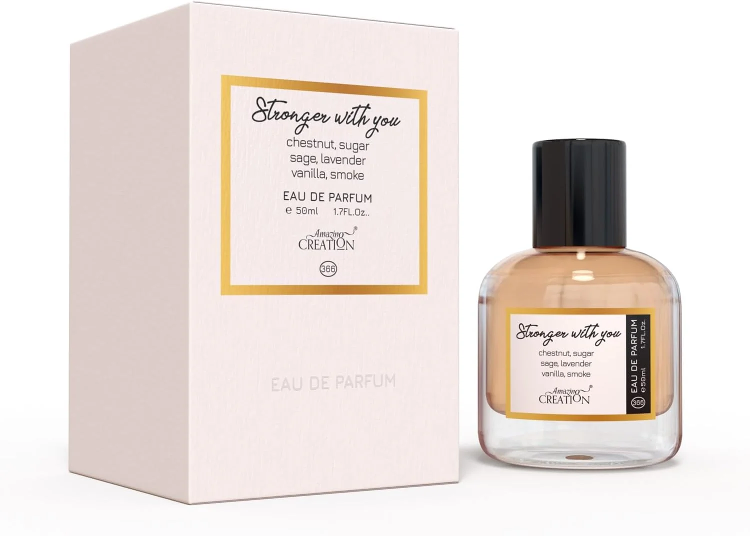ادکلن унисекс Amazing Creation Stronger With You EDP حجم 50 میلی لیتر