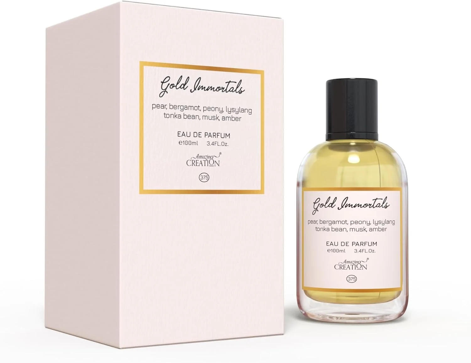 ادکلن ایمورتالز گلد Amazing Creation EDP حجم 100 میل унисекс