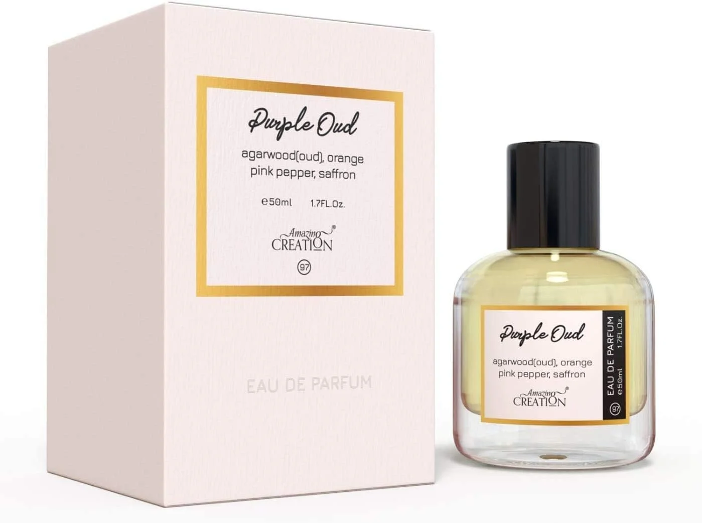 ادکلن آمِیزینگ کریشن Purple Oud EDP مناسب برای آقایان و بانوان، 50 میلی لیتر