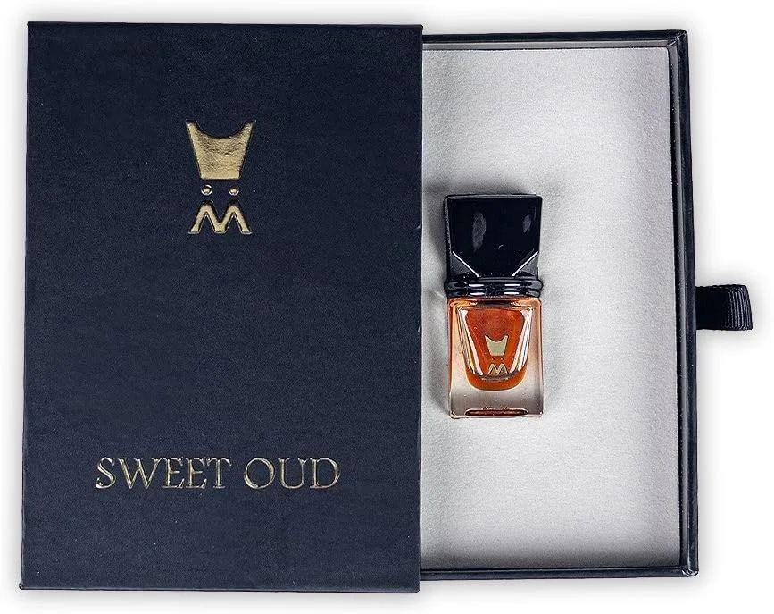 روغن عطر عود دهن عود شیرین الماجد برای عود مناسب برای آقایان و بانوان 3 میلی لیتر