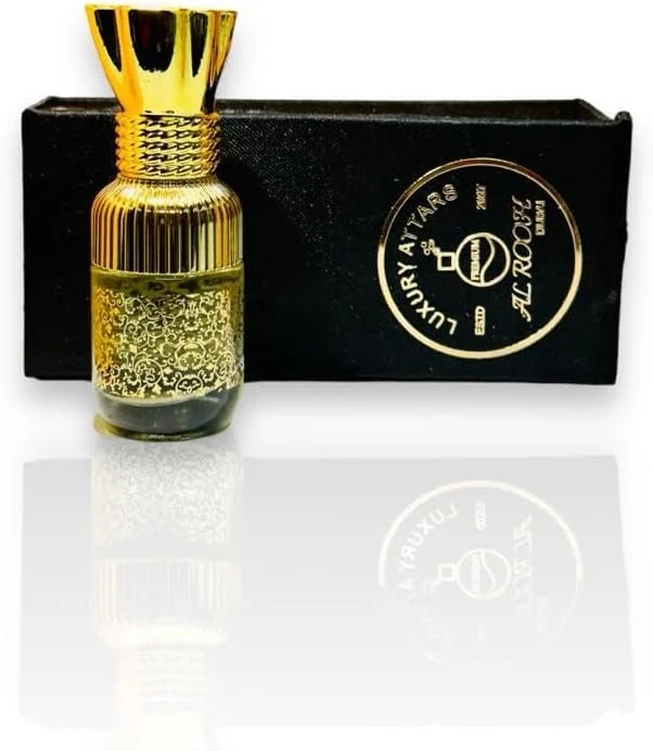 عطر روغن عود-رز الروح - عطر روغنی لوکس - ماندگاری طولانی و اعتیاد آور - بدون الکل - خالص و طبیعی - унисекс 10 میلی لیتر