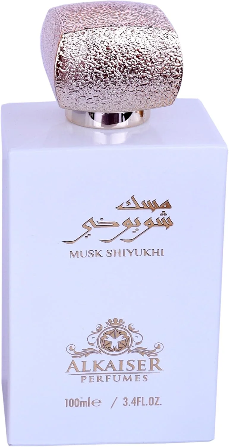 عطر ادو پرفیوم مردانه و زنانه ALKAISER PERFUMES MUSK SHIYUKHI 100ml - رایحه فریبنده مشک در هر قطره