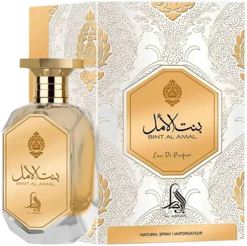 عطر آل ابصار بنت الامل 100 میلی لیتر - ادو پرفیوم - رایحه شرقی ماندگار و خاص برای مردان و زنان - رایحه ای گلی و احساسی