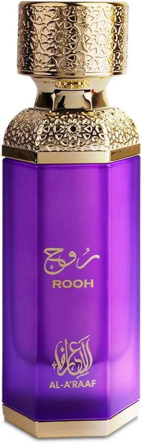 عطر روح از AL A’RAAF حجم 100 میلی لیتر - کهربایی گلی با رایحه بادام، یاس سامباک و رز بلغاری - عطری غنی و مجلل زنانه