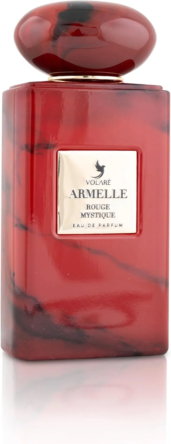 Volare, Armelle Rouge Mystique - ادو پرفیوم گلی کهربایی یونیسکس، 100 میلی لیتر | گل مریم مجلل، شکوفه پرتقال و یاس Volare, Armelle Rouge Mystique - ادو پرفیوم گلی کهربایی یونیسکس، 100 میلی لیتر | گل مریم مجلل، شکوفه پرتقال و یاس