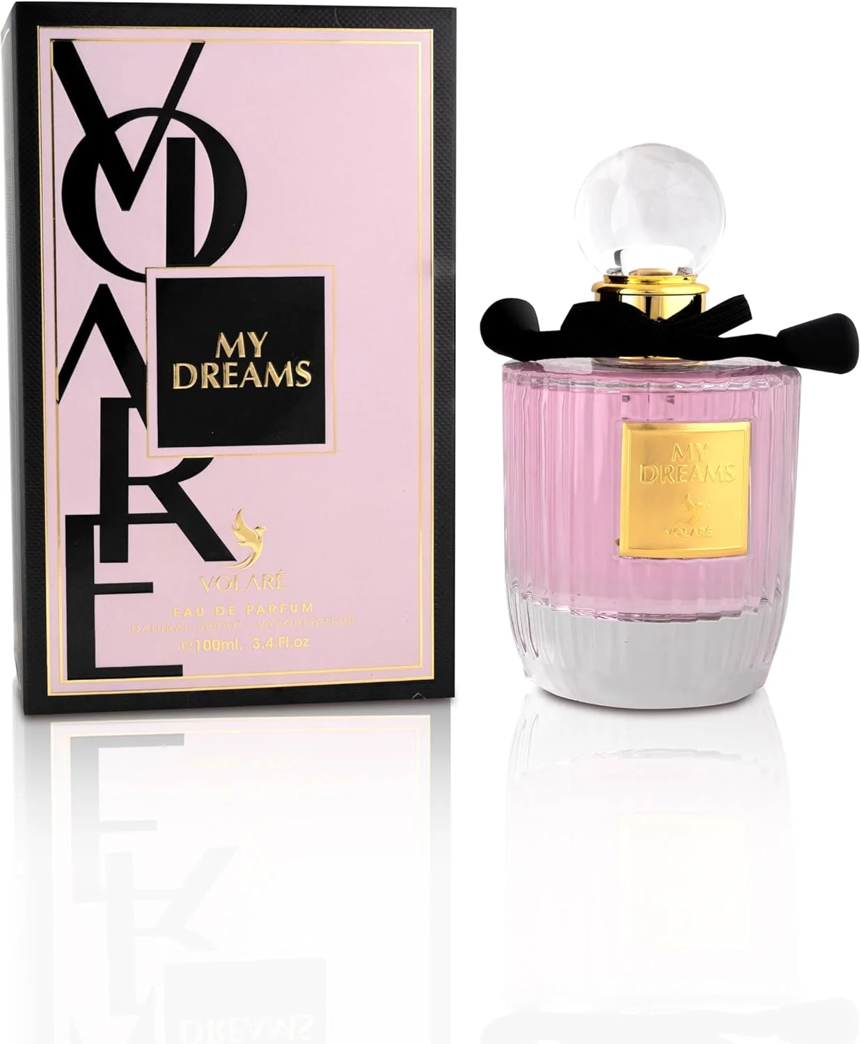 ادو پرفیوم زنانه VOLARÉ My Dreams، 100 میلی لیتر - رایحه گلی ظریف با رز، وانیل و مشک