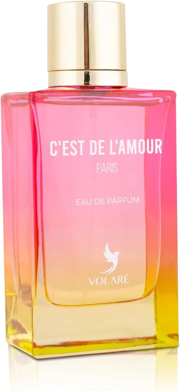Volare C’est De L’amour | رایحه گلی چوبی با ترنج، شکوفه پرتقال و چوب صندل | ادو پرفیوم زنانه - 100 میلی لیتر Volare C’est De L’amour | رایحه گلی چوبی با ترنج، شکوفه پرتقال و چوب صندل | ادو پرفیوم زنانه - 100 میلی لیتر