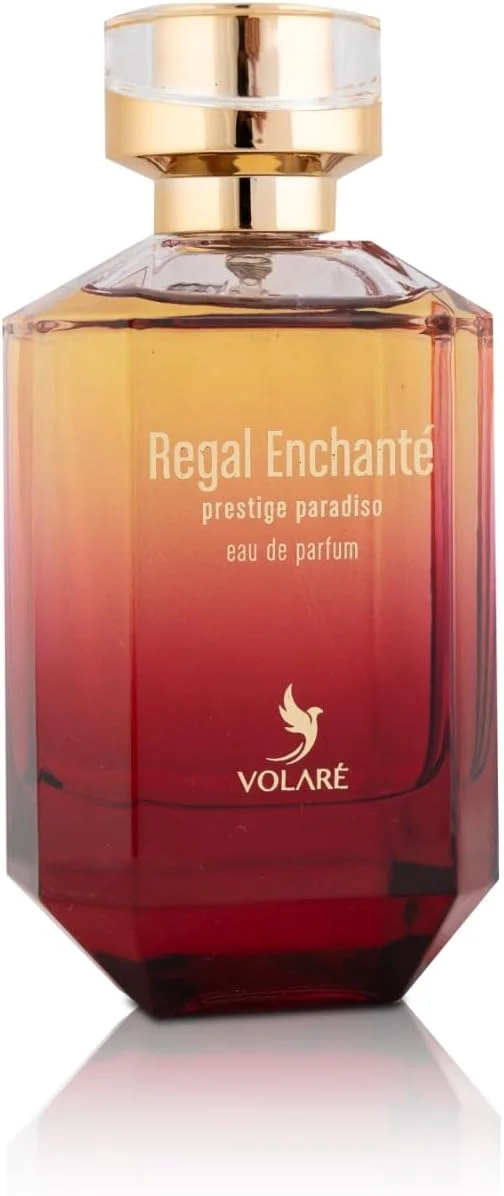 Volare Regal Enchante prestige paradiso | ادو پرفیوم زنانه لوکس با رایحه گل و چوب - 100 میلی لیتر Volare Regal Enchante prestige paradiso | ادو پرفیوم زنانه لوکس با رایحه گل و چوب - 100 میلی لیتر