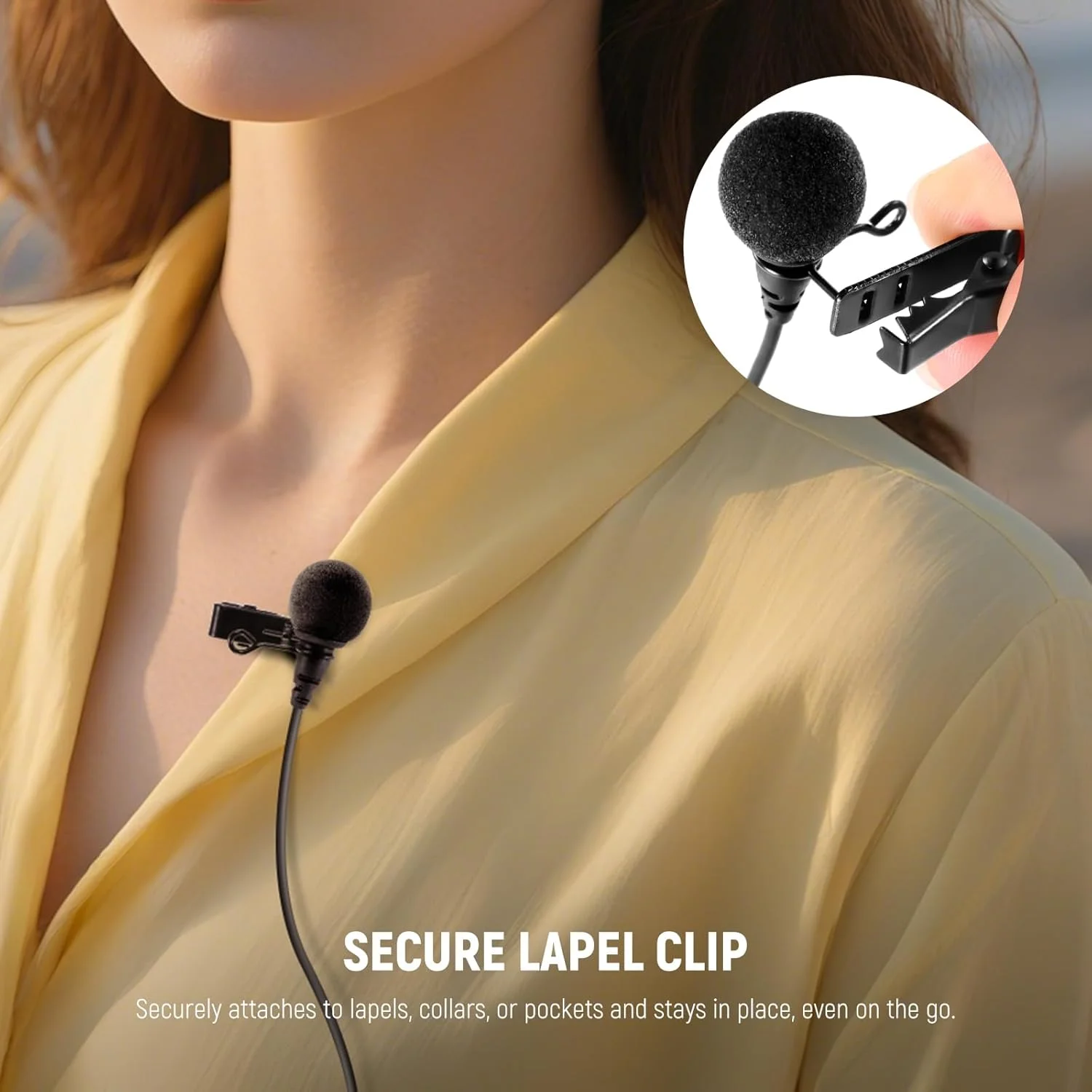 میکروفون یقه ای مینی NEEWER ø4mm (بسته 2 عددی)، ست میکروفون خازنی سیم دار گیره ای با کانکتور 3.5 میلی متری TRS به طول 1.5 متر، سازگار با DJI Mic 2 Rode Wireless Go II NEEWER CM28 CM31 Camera, LM8 میکروفون یقه ای مینی NEEWER ø4mm (بسته 2 عددی)، ست میکروفون خازنی سیم دار گیره ای با کانکتور 3.5 میلی متری TRS به طول 1.5 متر، سازگار با DJI Mic 2 Rode Wireless Go II NEEWER CM28 CM31 Camera, LM8