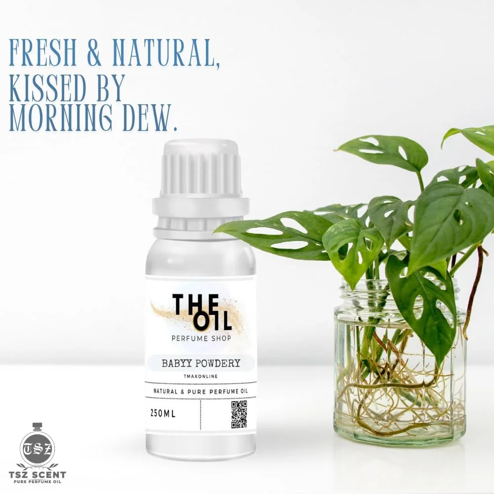 روغن عطر پودری کودک TSZ Scent - 250 میلی لیتر رایحه مشک ملایم و گلدار برای آقایان و بانوان | ماندگاری طولانی، بدون الکل، ملایم روی پوست روغن عطر پودری کودک TSZ Scent - 250 میلی لیتر رایحه مشک ملایم و گلدار برای آقایان و بانوان | ماندگاری طولانی، بدون الکل، ملایم روی پوست