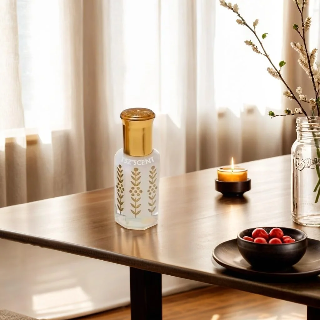 روغن عطر طهاره مشک و وانیل تی اس زد سنت 12 میلی لیتر унисекс رولی - رایحه ماندگار، رایحه مشک گلی - عطر غیر الکلی غلیظ برای مردان و زنان - ایده آل برای لایه بندی و هدیه (وانیل)