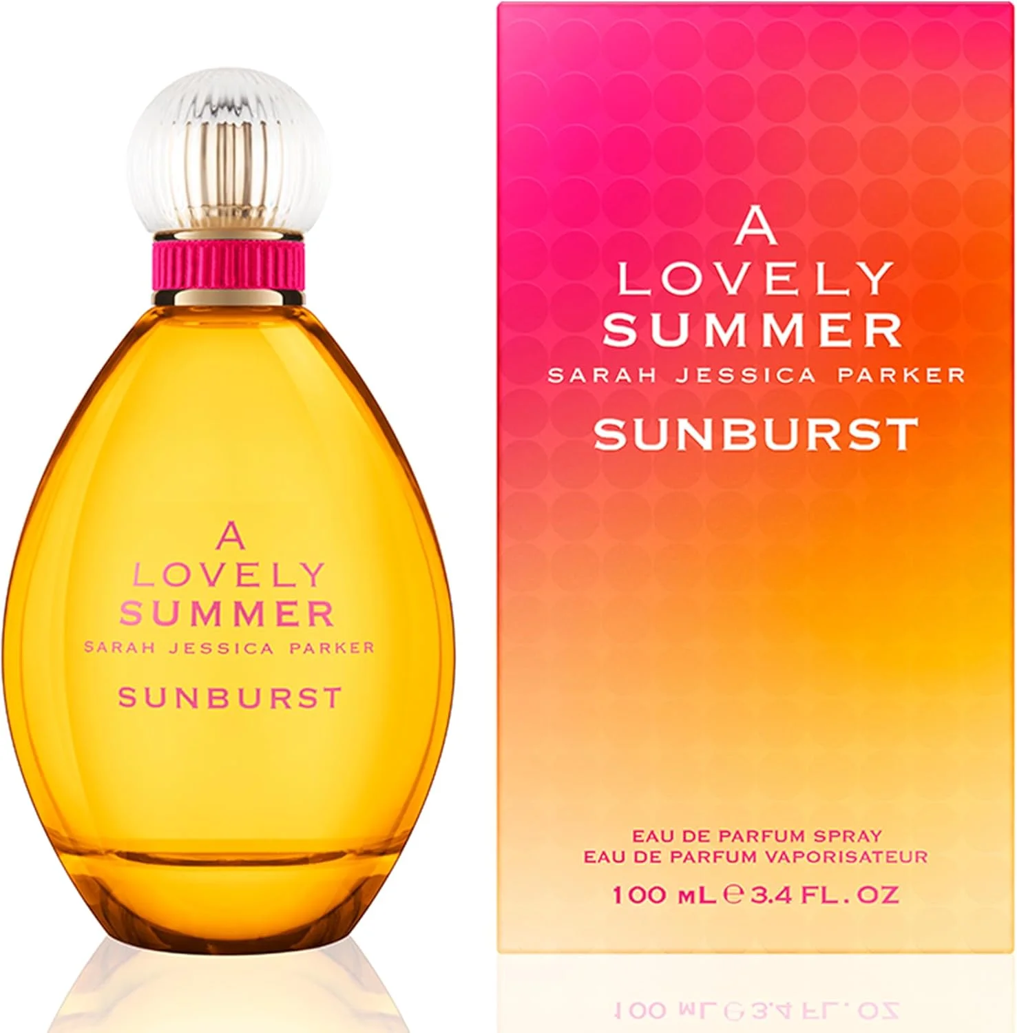 ادکلن سارا جسیکا پارکر A Lovely Summer Sunburst ادو پرفیوم 100 میلی لیتر اسپری، عطر زنانه روشن و نشاط بخش، رایحه ماندگار برای زنان - عطر اصل SJP برای زنان