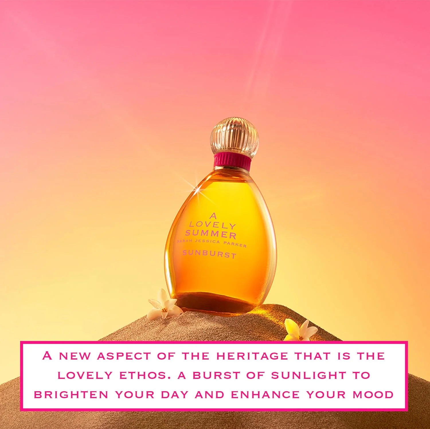 ادکلن سارا جسیکا پارکر A Lovely Summer Sunburst ادو پرفیوم 100 میلی لیتر اسپری، عطر زنانه روشن و نشاط بخش، رایحه ماندگار برای زنان - عطر اصل SJP برای زنان