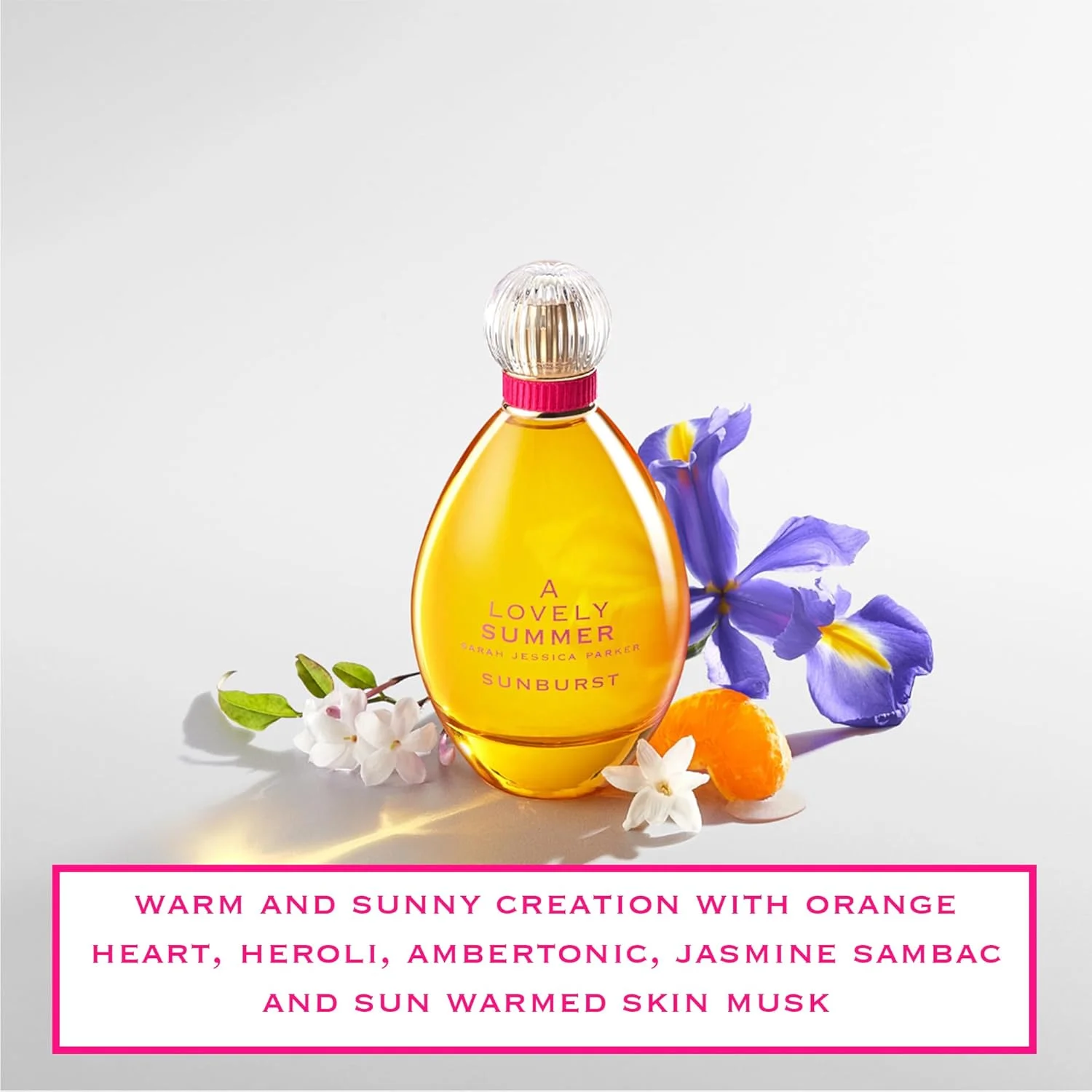ادکلن سارا جسیکا پارکر A Lovely Summer Sunburst ادو پرفیوم 100 میلی لیتر اسپری، عطر زنانه روشن و نشاط بخش، رایحه ماندگار برای زنان - عطر اصل SJP برای زنان
