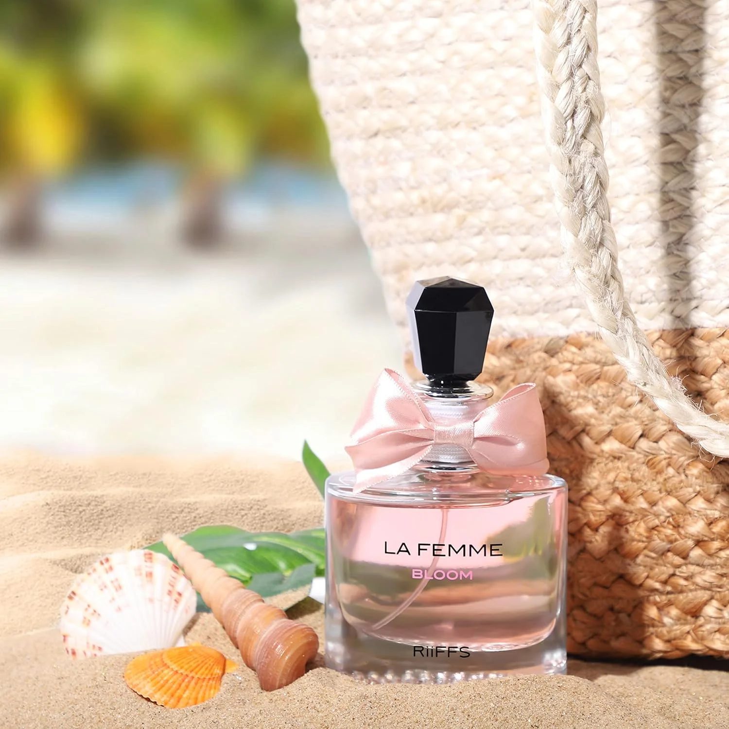 ادکلن زنانه ریفز پرفیومز La Femme Bloom وارداتی با ماندگاری طولانی 100 میلی لیتر، رایحه میوه ای، گلی و چوبی، رایحه ای آرامش بخش