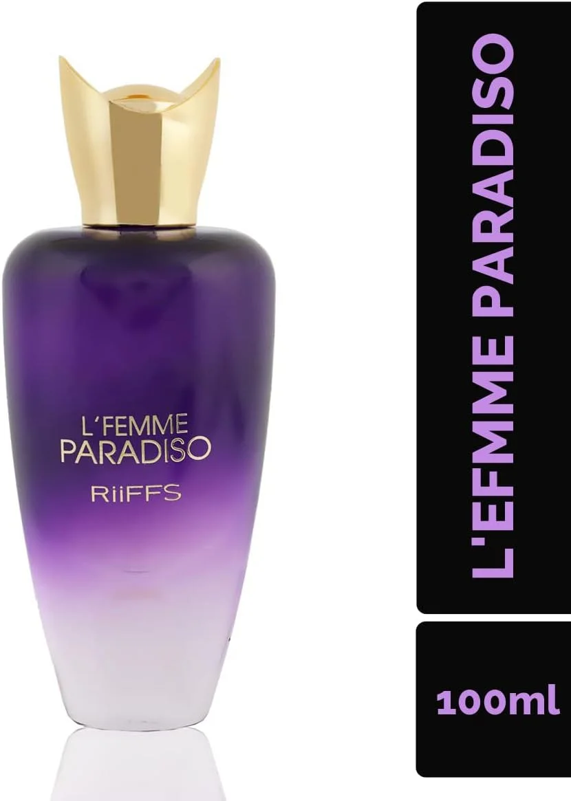 عطر زنانه ریفز L'Femme Paradiso، رایحه وارداتی ممتاز، میوه ای، گلی و شیرین، رایحه آرامش بخش، اسپری ماندگار برای زنان، 80 میلی لیتر عطر زنانه ریفز L'Femme Paradiso، رایحه وارداتی ممتاز، میوه ای، گلی و شیرین، رایحه آرامش بخش، اسپری ماندگار برای زنان، 80 میلی لیتر