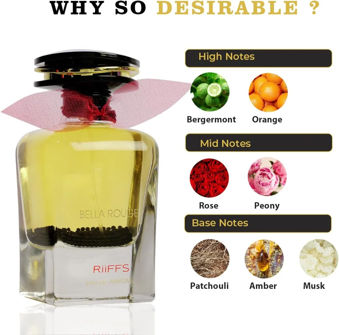 عطر زنانه ریفز پرفیومز Bella Rouge، وارداتی، ماندگاری طولانی، 100 میلی لیتر، مایع، مرکباتی، گلی و مشکی، رایحه آرامش بخش عطر زنانه ریفز پرفیومز Bella Rouge، وارداتی، ماندگاری طولانی، 100 میلی لیتر، مایع، مرکباتی، گلی و مشکی، رایحه آرامش بخش