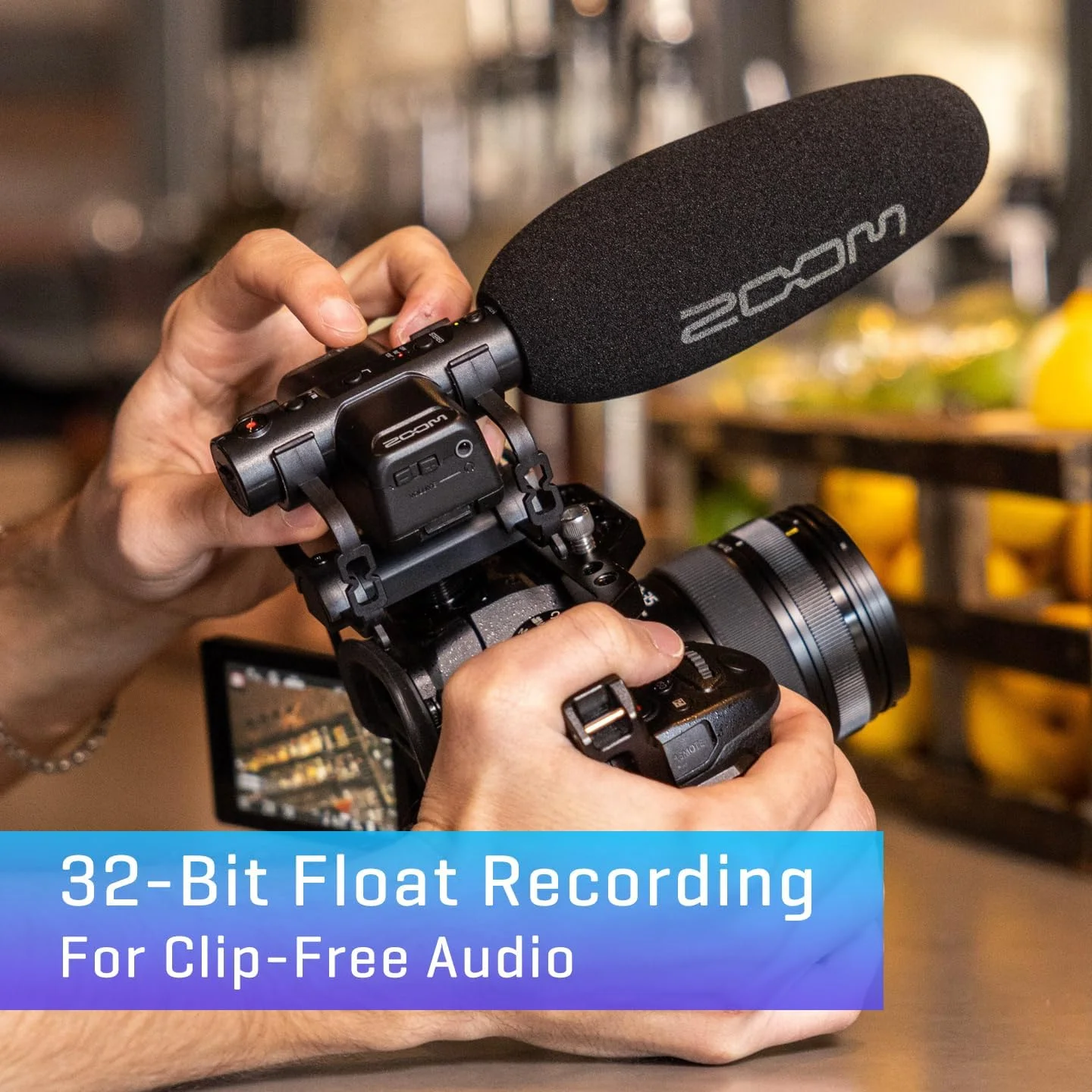 میکروفون شاتگان استریو زوم M3 MicTrak با حالت های 32 بیتی شناور، 90 درجه، 120 درجه و MONO، به همراه لرزه گیر، سازگار با میکروفون USB و تغذیه با باتری میکروفون شاتگان استریو زوم M3 MicTrak با حالت های 32 بیتی شناور، 90 درجه، 120 درجه و MONO، به همراه لرزه گیر، سازگار با میکروفون USB و تغذیه با باتری