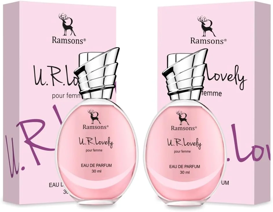 عطر زنانه رامسونز یو آر لاولی ادو پرفیوم (بسته 2 عددی - 30 میلی لیتر) | عطر | عطر ماندگار | عطر لوکس | عطر ممتاز