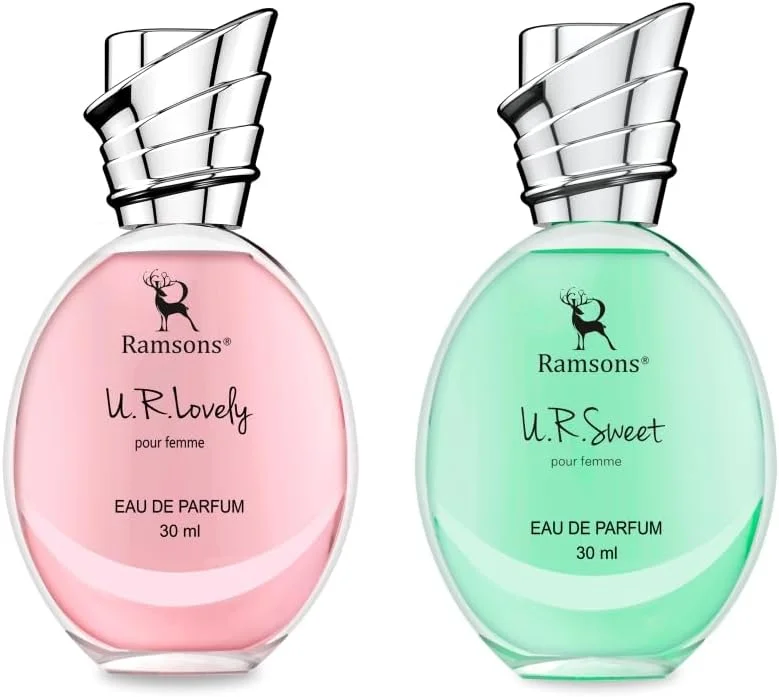 مجموعه ادو پرفیوم زنانه رامسونز مدل U R LOVELY & U R SWEET | 30 میلی لیتر x 2