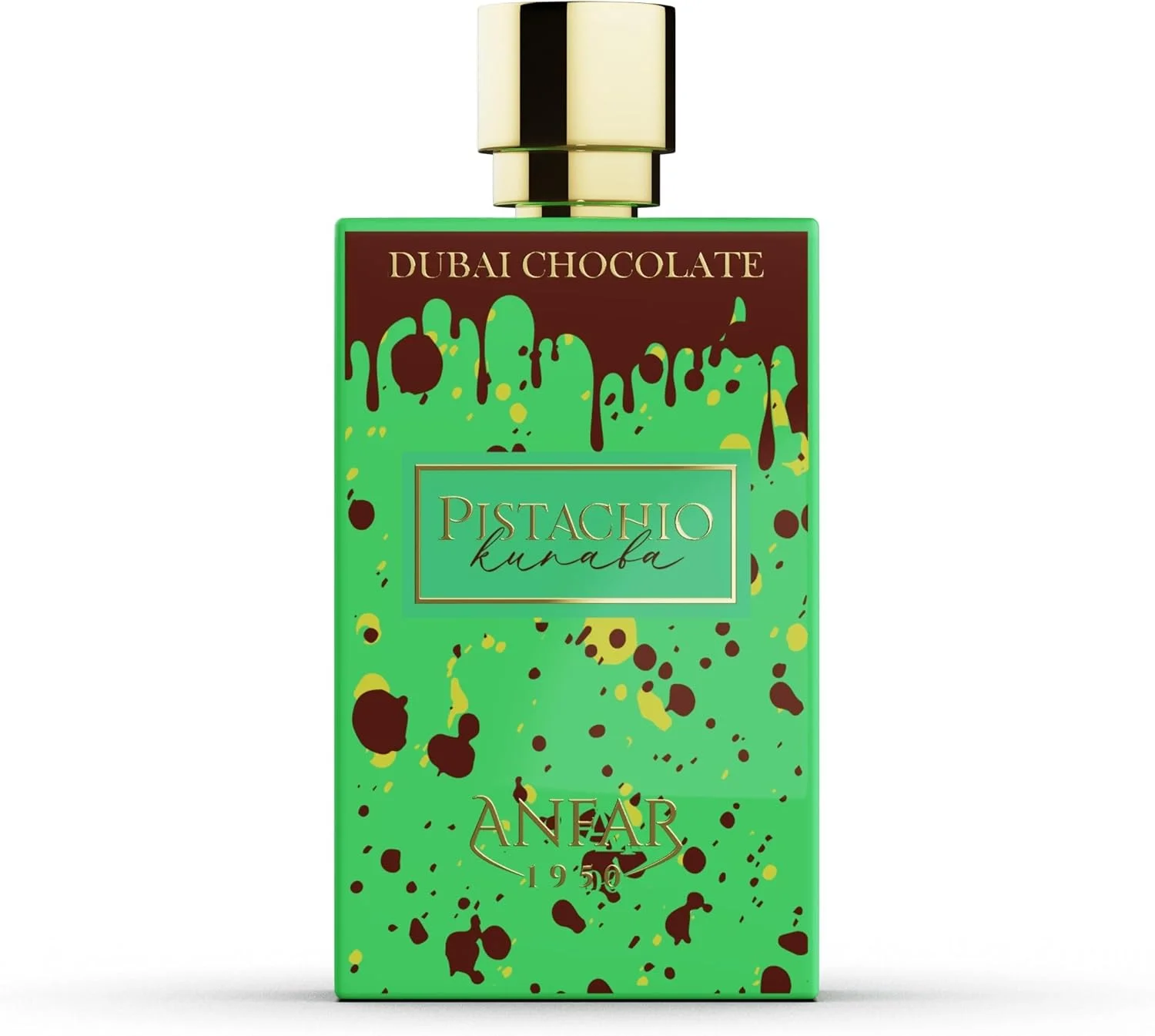 عطر پسته کنافه انفر 1950 – عطر لوکس و مجلل برای آقایان و بانوان، با رایحه های غنی شکلات، پسته، وانیل کهربا و هل، 80 میلی لیتر اکستریت د پرفیوم