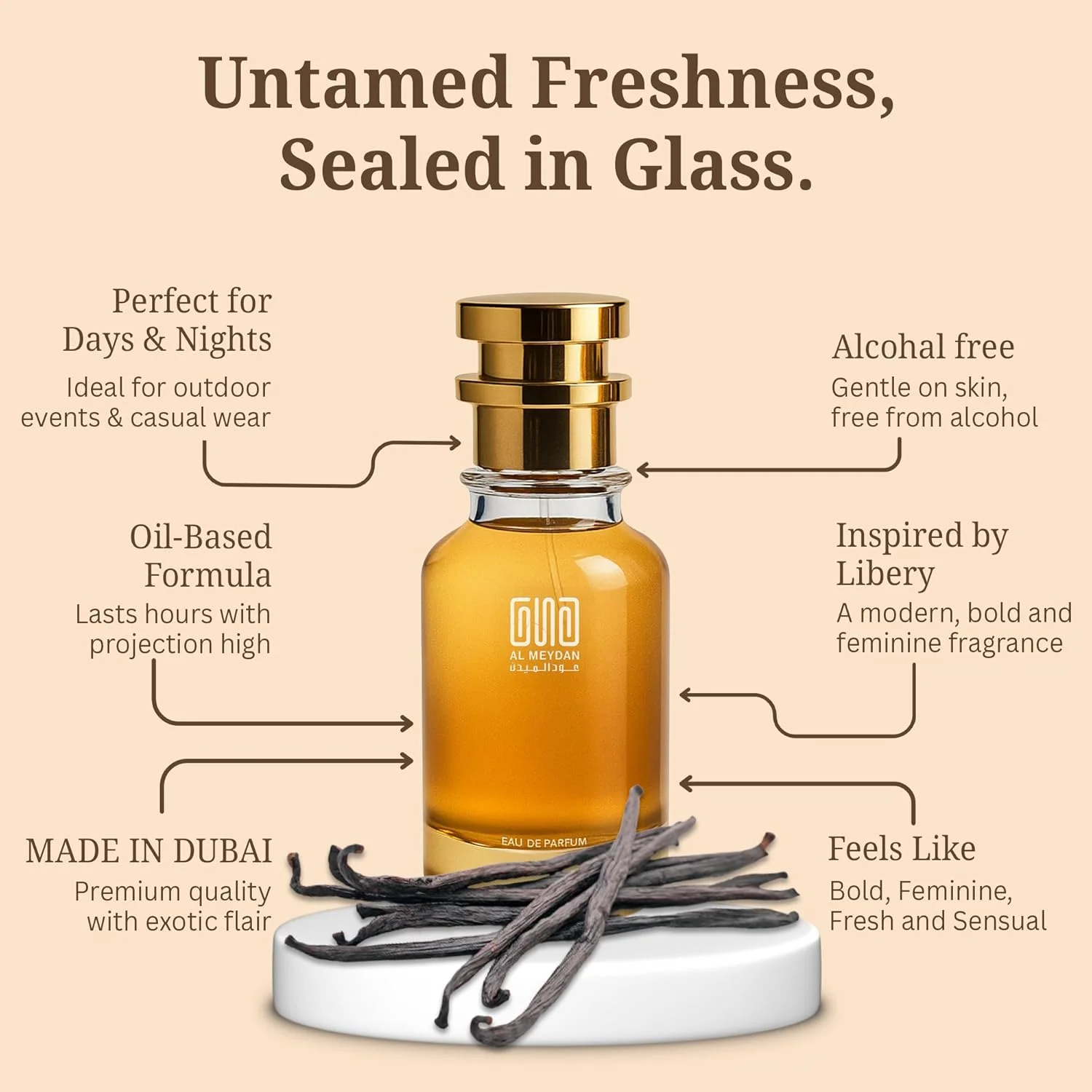 عطر روغنی زنانه عود المیدان – الهام گرفته از لیبری – عطر روغنی بدون الکل با رایحه اسطوخودوس، یاس و وانیل – ماندگاری طولانی، جسورانه و زنانه (50 میلی لیتر) عطر روغنی زنانه عود المیدان – الهام گرفته از لیبری – عطر روغنی بدون الکل با رایحه اسطوخودوس، یاس و وانیل – ماندگاری طولانی، جسورانه و زنانه (50 میلی لیتر)