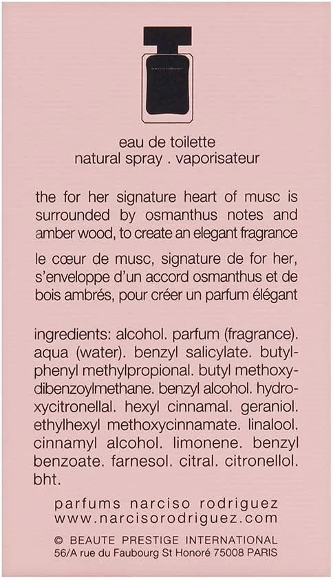ادیشن زنانه نارسیسو رودریگز ادو تویلت، 30 میلی لیتر