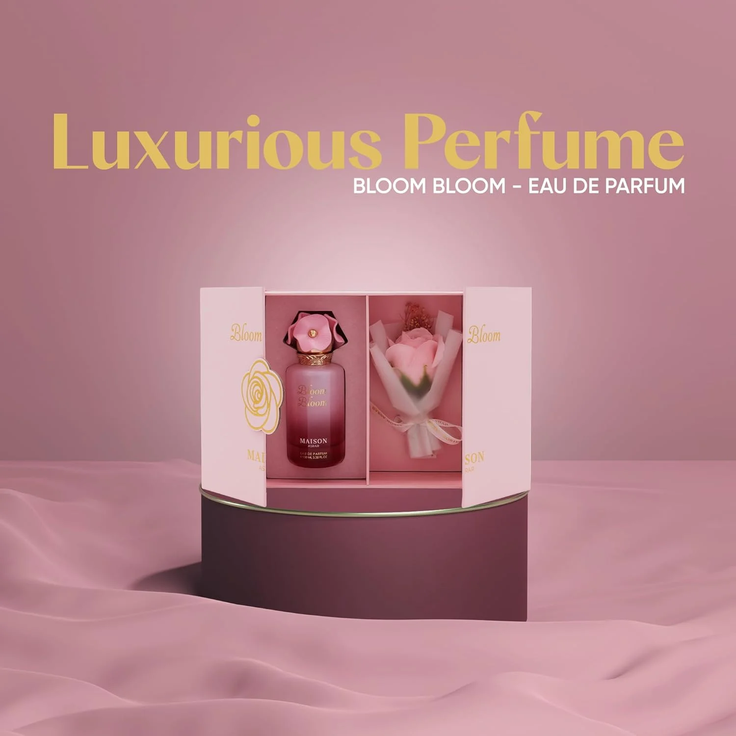 ادکلن زنانه میسون اسرار بلوم بلوم ادو پرفیوم اسپری - عطر لوکس ماندگار، رایحه ممتاز، عطر ممتاز یونیسکس | 100 میلی لیتر