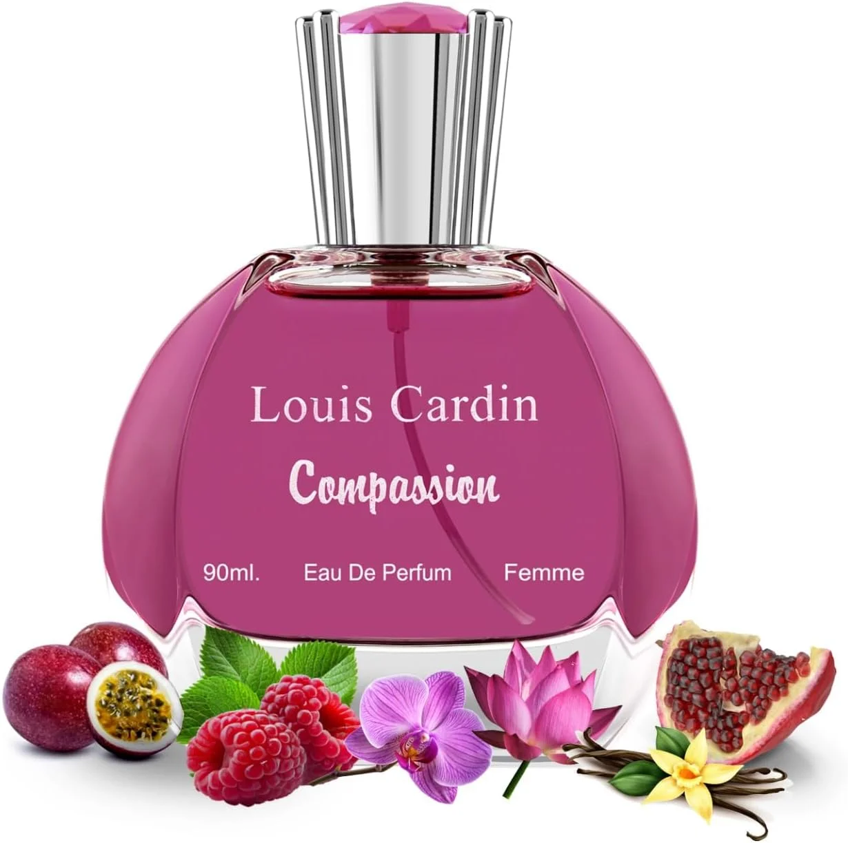 ادو پرفیوم زنانه لویی کاردین مدل Compassion حجم 90 میلی لیتر