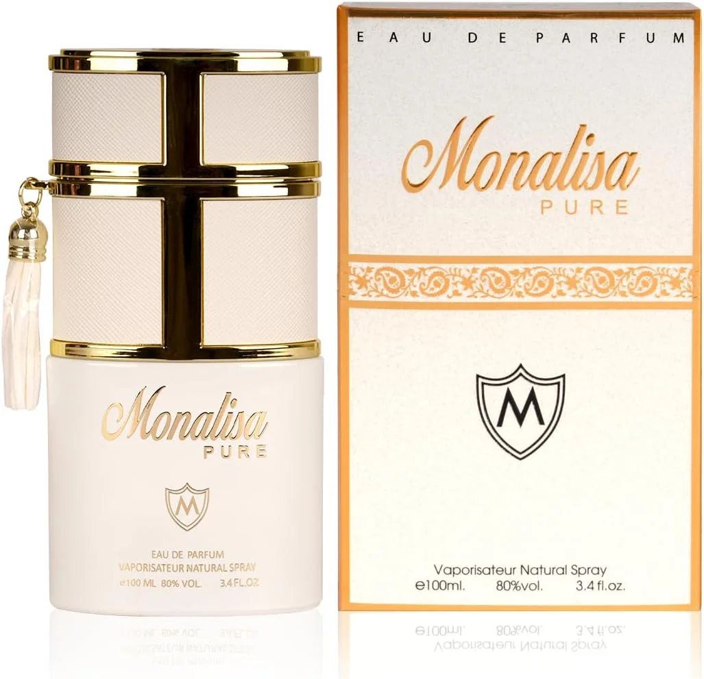 ادکلن مونالیزا از عطر مهبوب، 100 میلی لیتر - رایحه ای یونیسکس با هلو، یاس، نعناع هندی، پرتقال