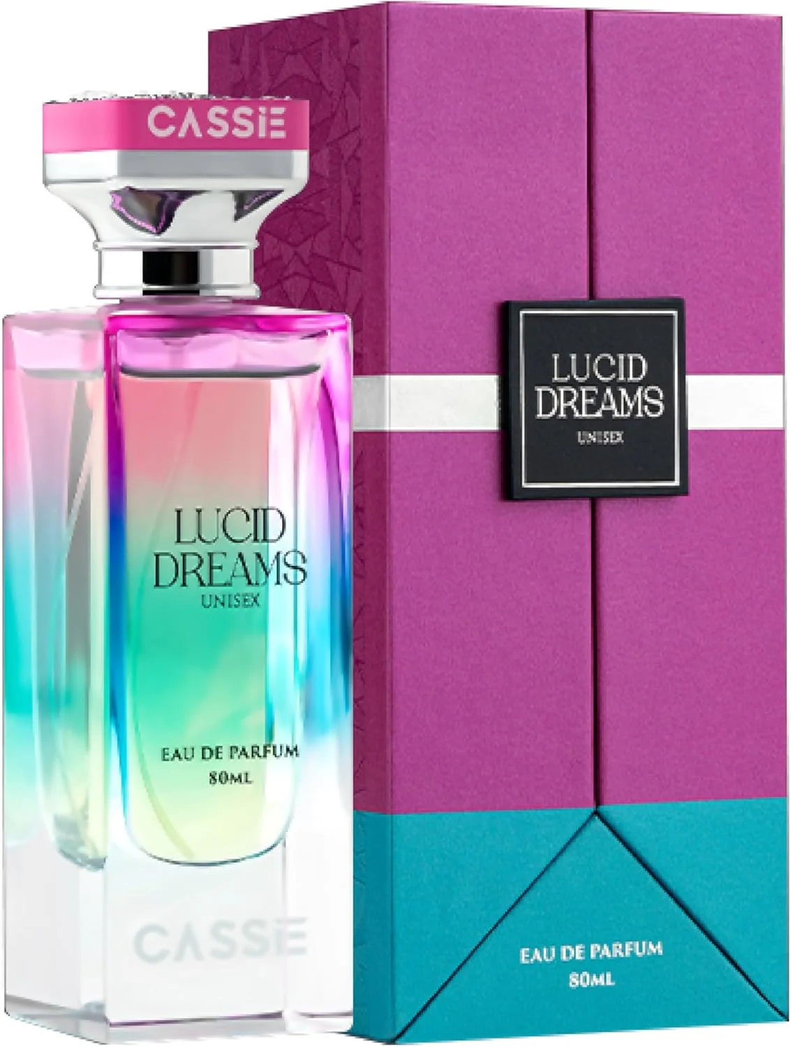 لوسید دریمز از CASSIE - ادو پرفیوم لوکس унисекс | عطر ماندگار با رایحه گلابی، ریواس، شکوفه پرتقال و وانیل | 80 میلی لیتر
