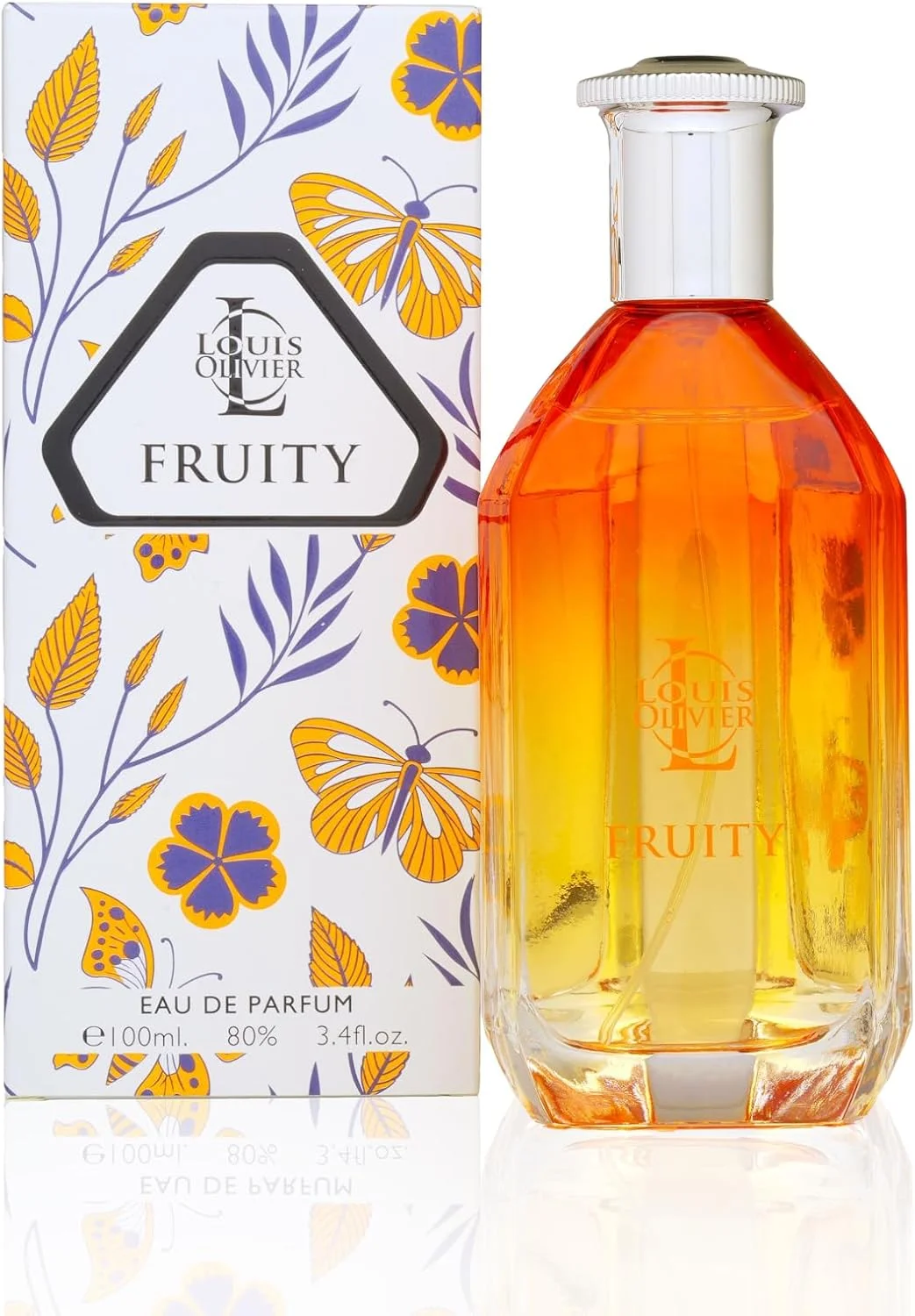 ادکلن زنانه لویی اولیویه مدل FRUITY حجم 100 میل با رایحه ماندگار میوه ای شیپر