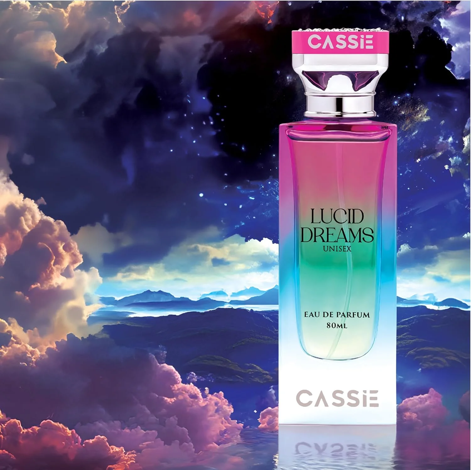 لوسید دریمز از CASSIE - ادو پرفیوم لوکس унисекс | عطر ماندگار با رایحه گلابی، ریواس، شکوفه پرتقال و وانیل | 80 میلی لیتر