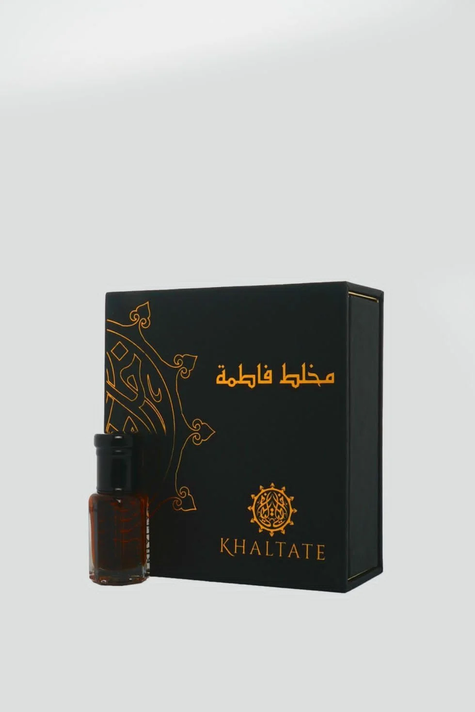 ست هدیه عطر عربی لوکس خلتات با جعبه تزئینی، مشکی و طلایی