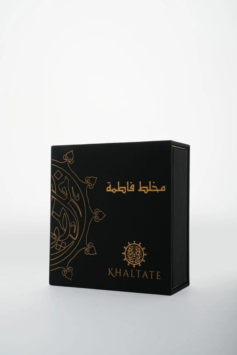 ست هدیه عطر عربی لوکس خلتات با جعبه تزئینی، مشکی و طلایی