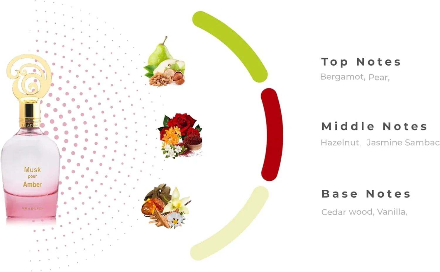 عطر زنانه خادلاج پرفیومز ماسک پور امبر 100 میلی لیتر ادو پرفیوم