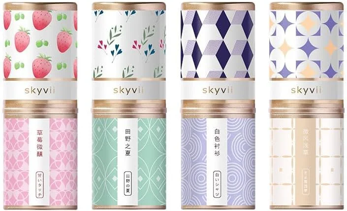 ست عطر جامد 4 عددی یونیسکس KASTWAVE - بالم های معطر طبیعی قابل حمل، ایده آل برای مسافرت - عطر جیبی برای آقایان و بانوان