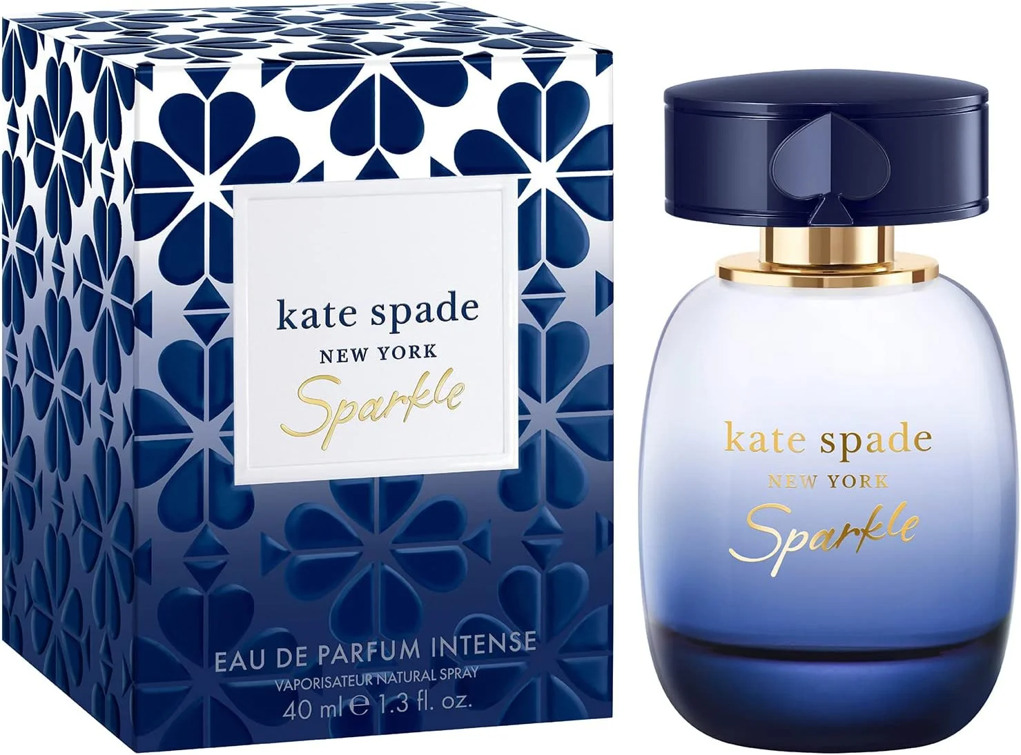 عطر زنانه کیت اسپید نیویورک - Sparkle Eau De Parfum Intense - رایحه گرم و گلی - با نت های انگور فرنگی سیاه، گل صد تومانی و وانیل - 38 میلی لیتر