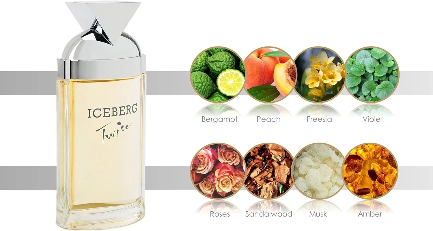 آیسبرگ توایس زنانه - عطر گلی دریایی برای بانوی مدرن - ادو تویلت زنانه با رایحه ای تازه و روشن - رایحه های نشاط آور فریزیا، سیکلامن، عنبر، چوب صندل - 100 میل