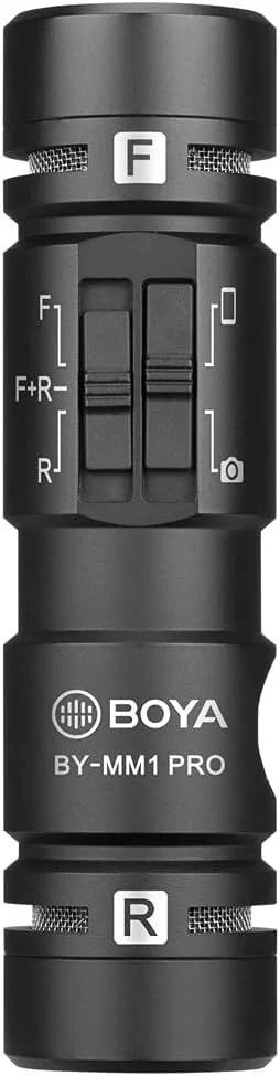 میکروفون شاتگان کاندنسر دو کپسولی BOYA BY-MM1 Pro میکروفون شاتگان کاندنسر دو کپسولی BOYA BY-MM1 Pro